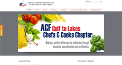 Desktop Screenshot of gulftolakeschefs.com